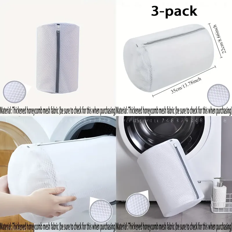 Sneaker Care Laundry - 3 Pcs Durable Mesh Shoe Laundry