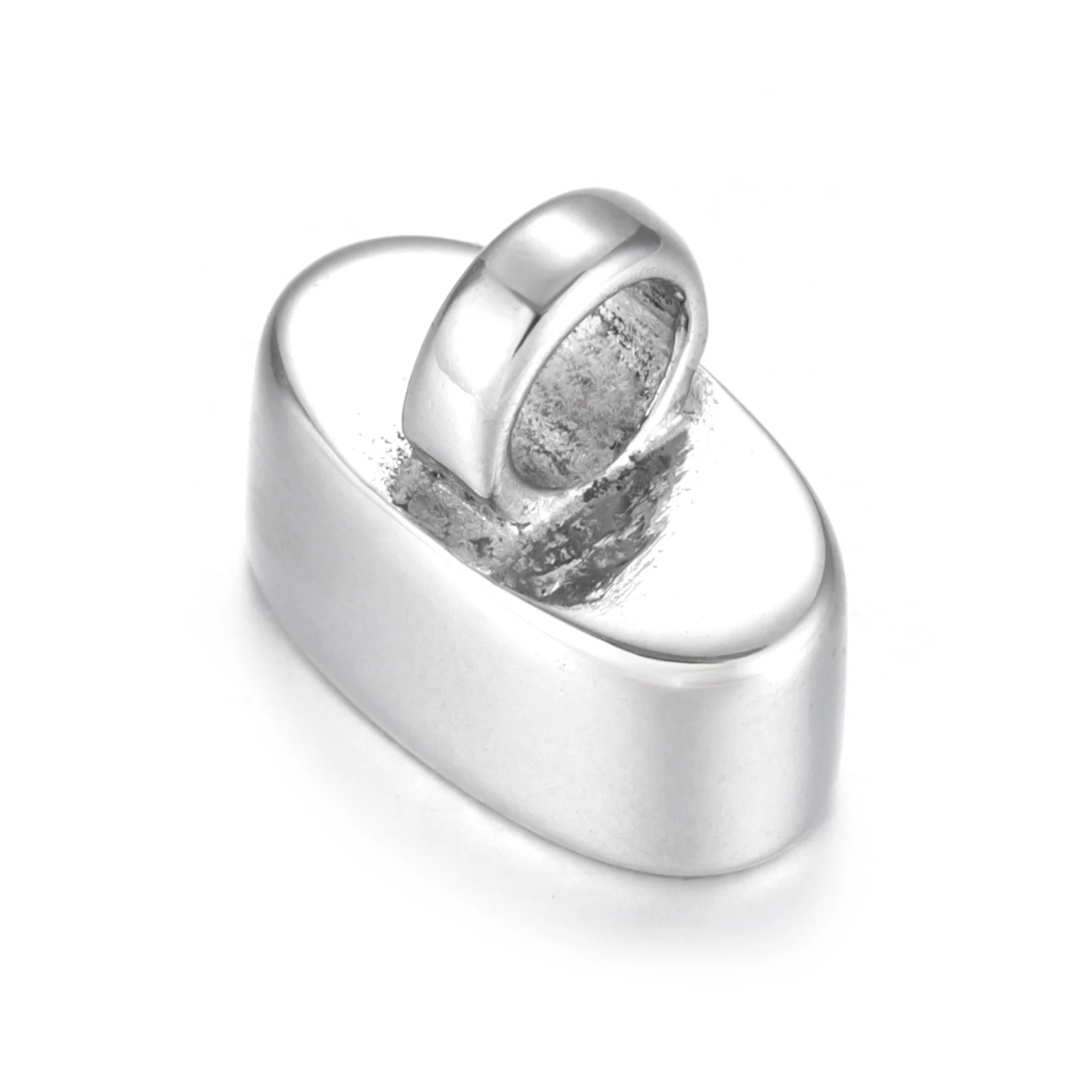Stainless Steel End Beads with - огляд і ціна Patent Leather Shine