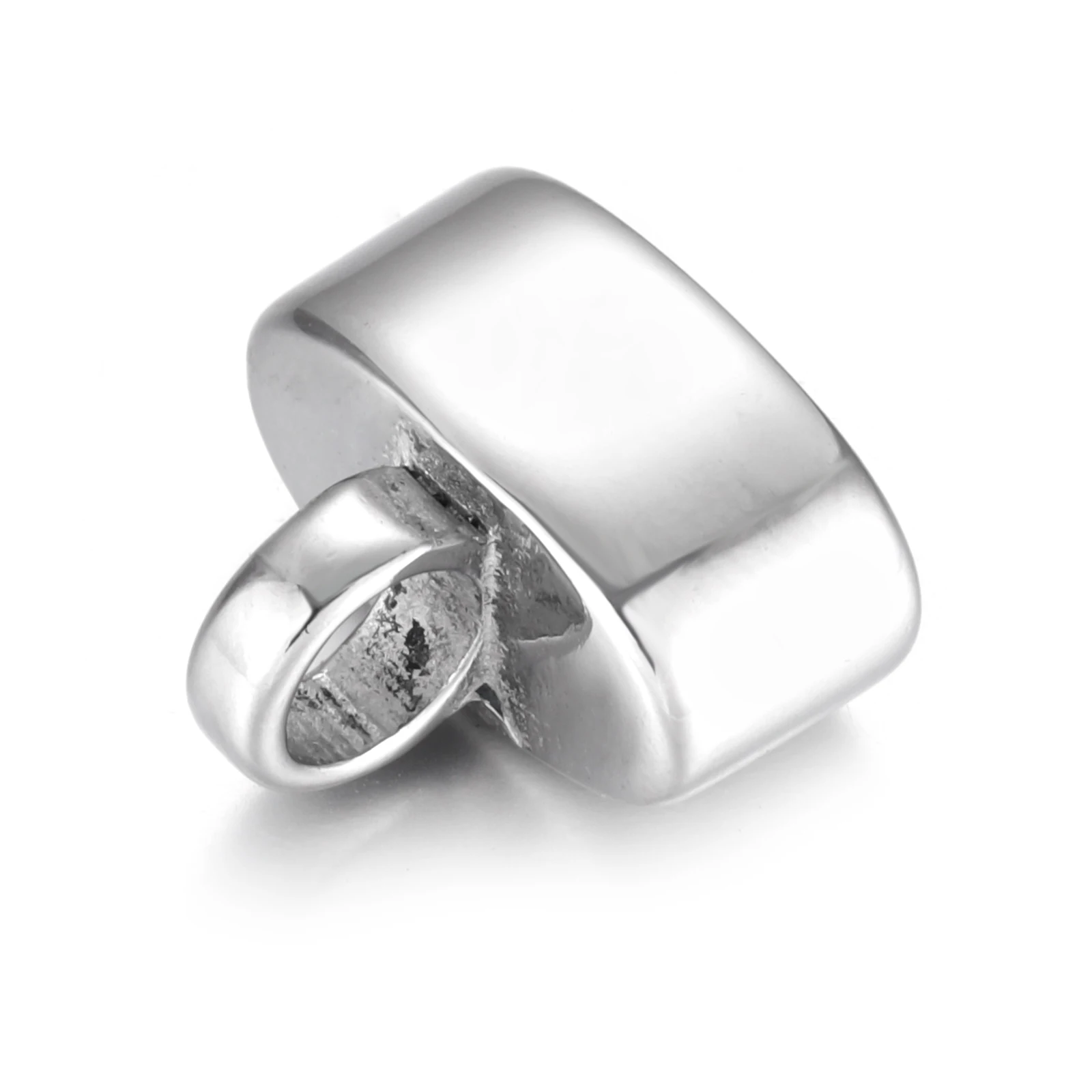 Stainless Steel End Beads with - огляд і ціна Patent Leather Shine