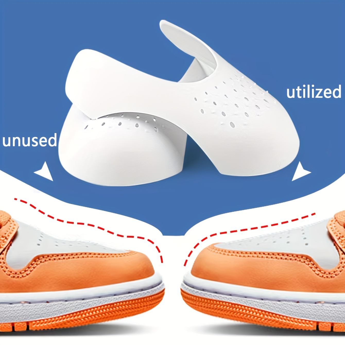 4 PCS Anti-Wrinkle Shoe Shield - огляд і ціна Sneaker Care Crease Protector