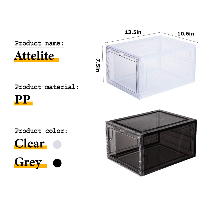 custom.Shoe Organizer Durable  - огляд і ціна Shoe Box Display