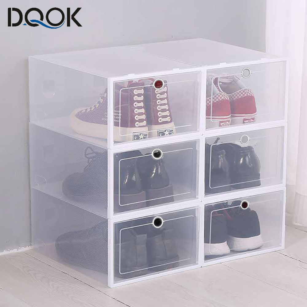 6 Pack Transparent Shoe Box Sh - огляд і ціна Shoe Box Display
