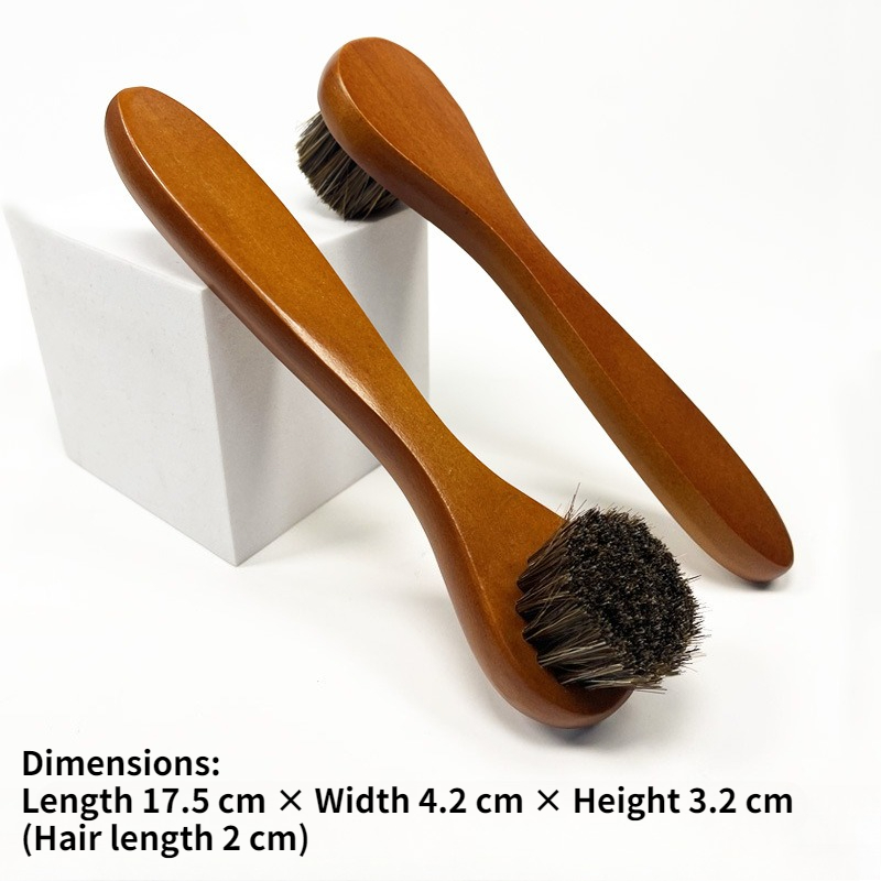 Soft Horse Hair Shoe Brush Lon - огляд і ціна Sneaker Care Products