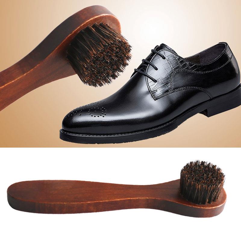 Soft Horse Hair Shoe Brush Lon - огляд і ціна Sneaker Care Products